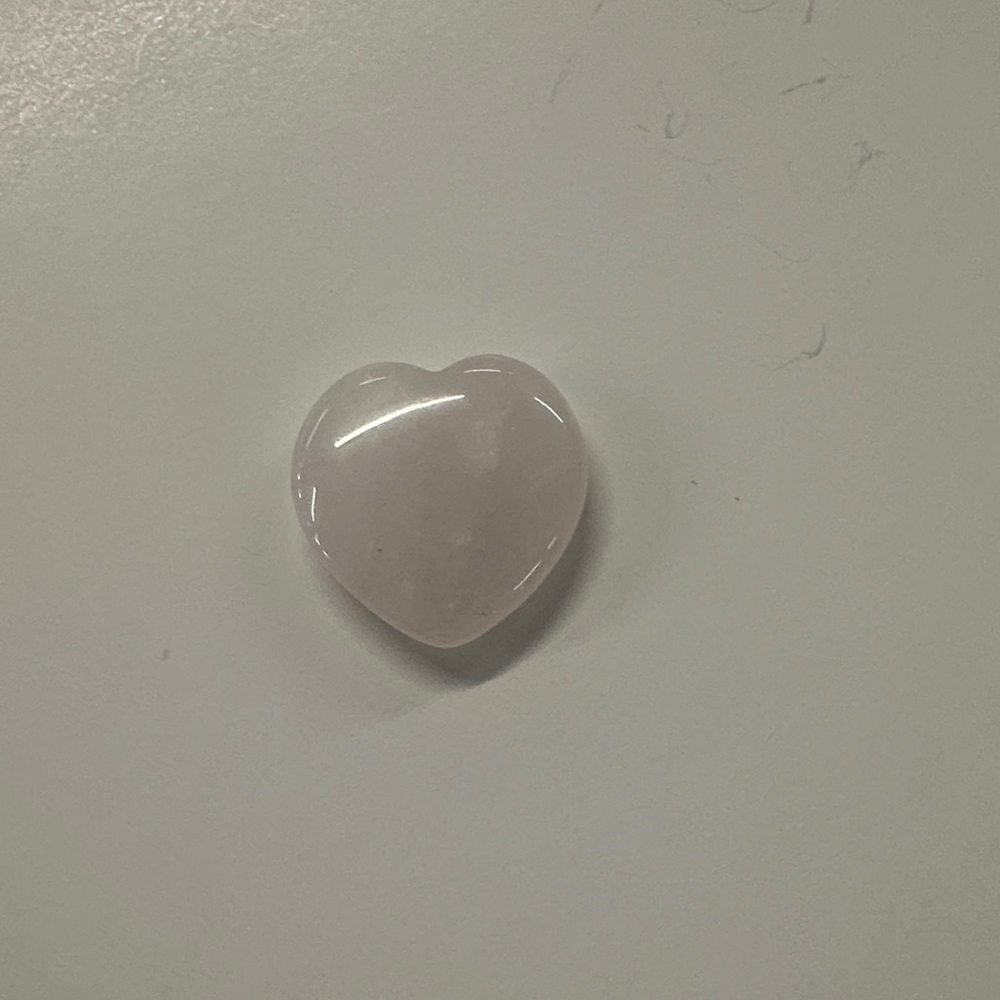 Rose Quartz heart